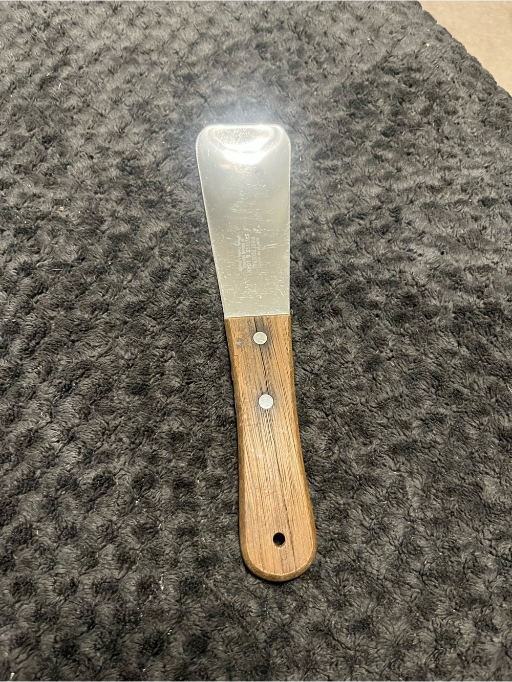 Vtg Vernco Ice Cream Spade Spoon Scoop Stainless Wood Handle Japan